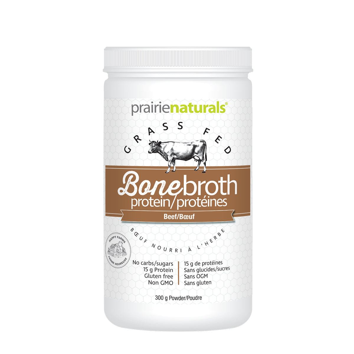 Prairie Naturals Free Range Beef Bone Broth Protein 300g