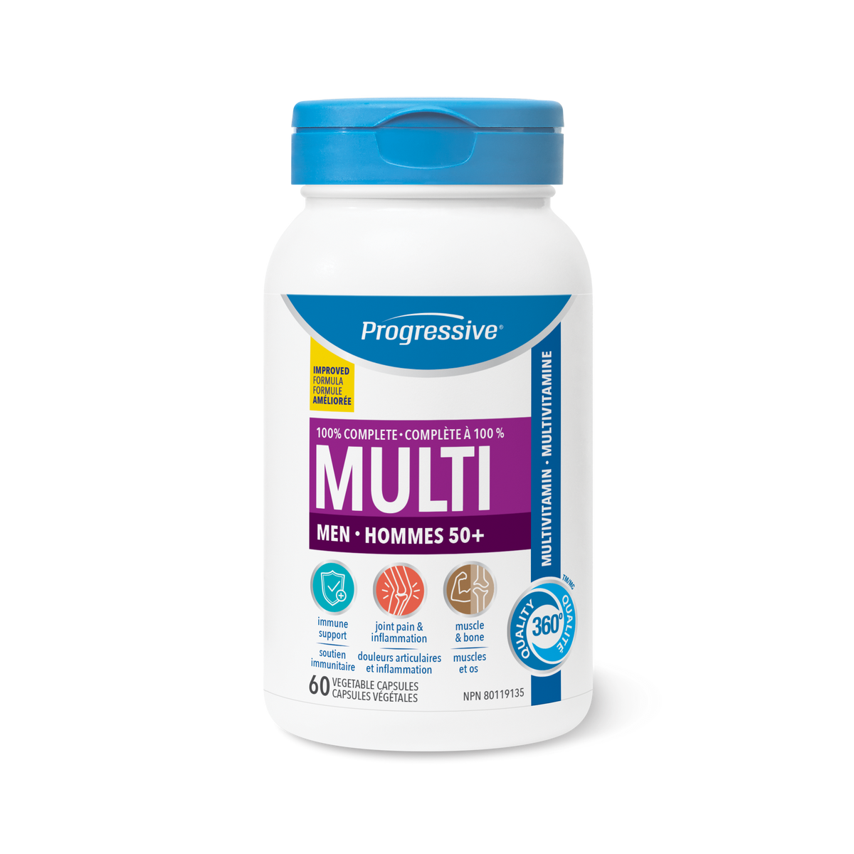 Progressive Multi Men 50+ 120 caps