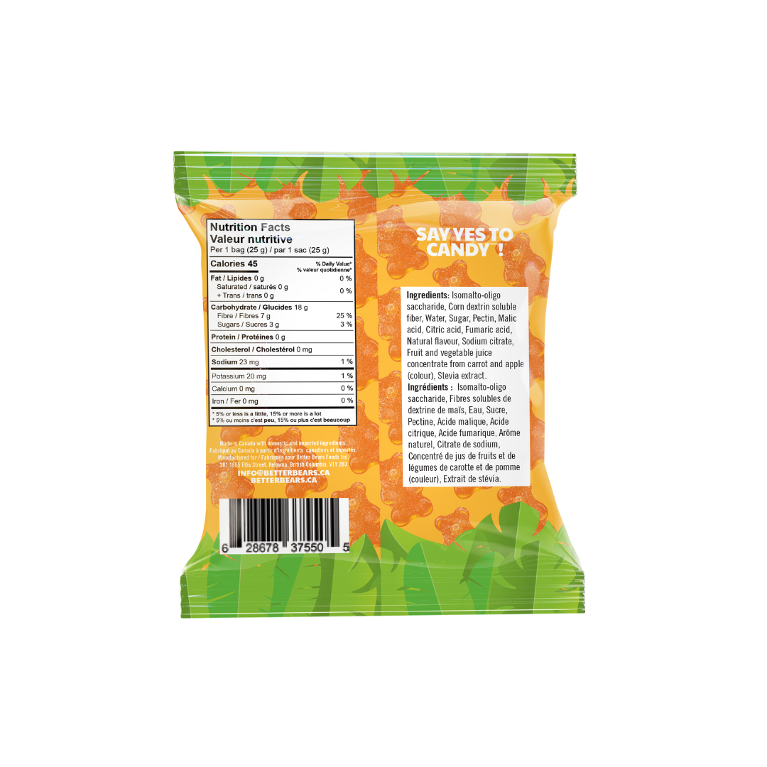 Better Bears - Peachy Fuzzy Bears 50g bag