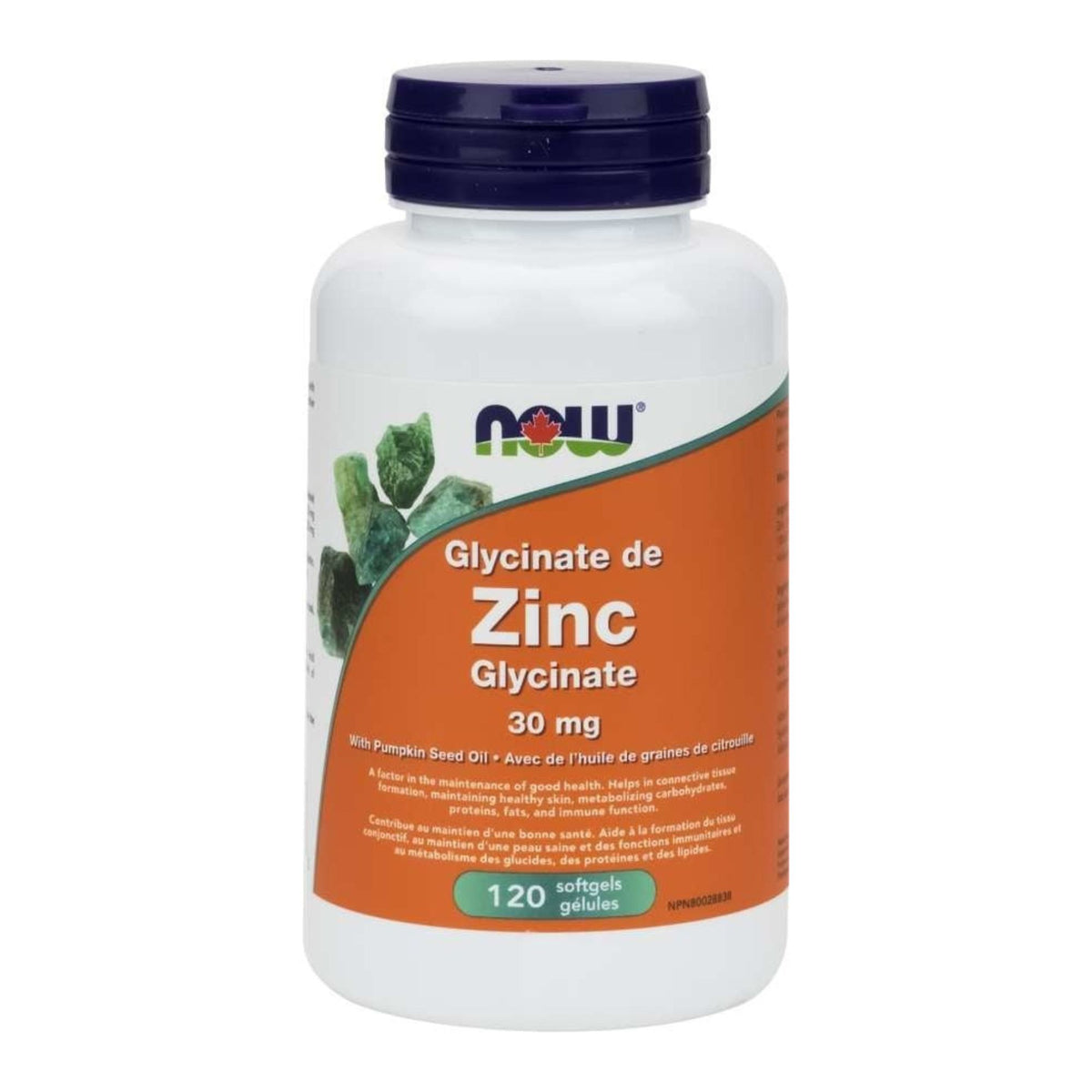 Zinc Glycinate 30mg 120 softgels