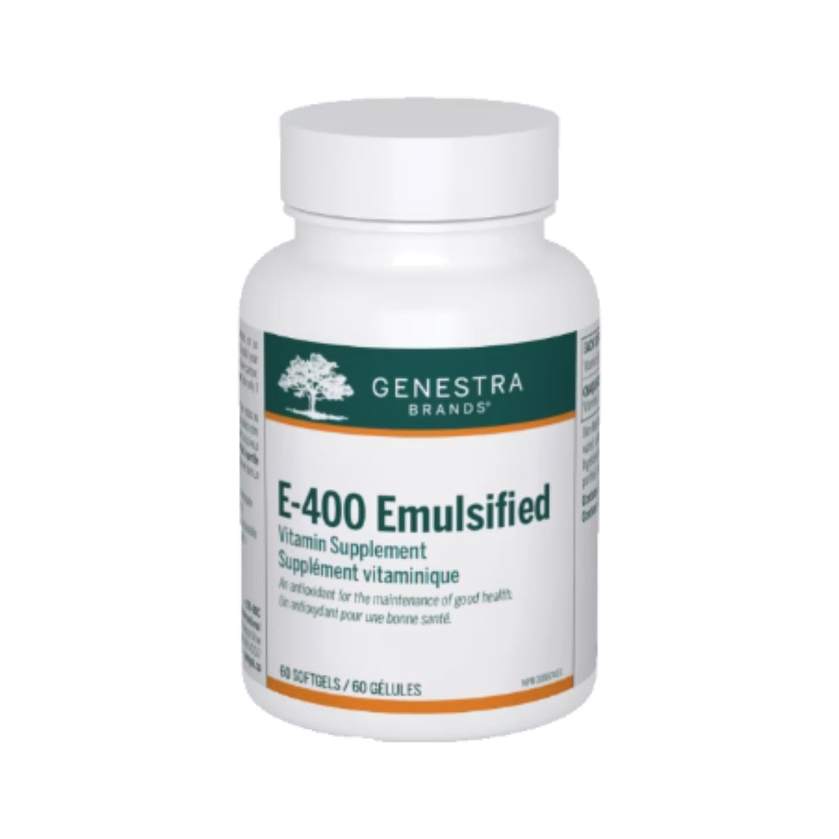 Genestra E-400 Emulsified 60 Softgels