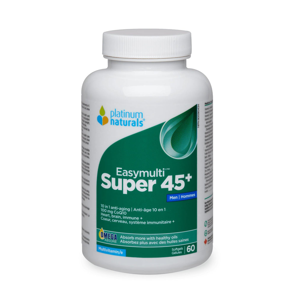 Platinum Naturals Easymulti Super 45+ Men 60 cap