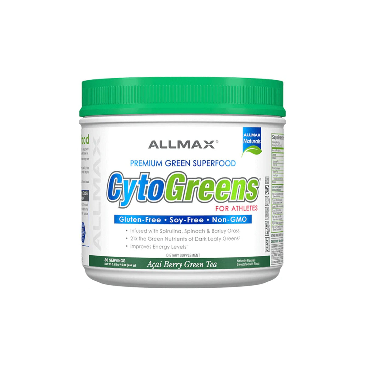 Allmax CytoGreens Acai Berry Green Tea 267g