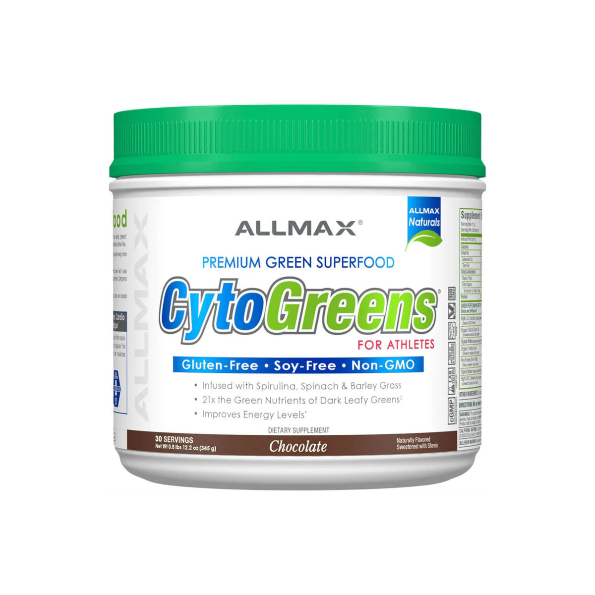 Allmax CytoGreens Chocolate 345g