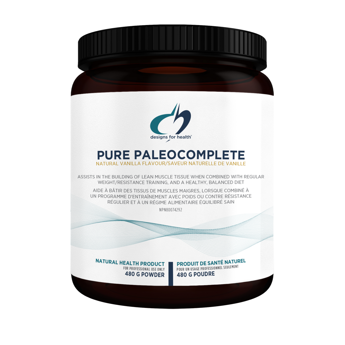 Designs For Health Pure Paleo Complete - Vanilla 480g