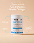 Landish Pure Canadian Marine Collagen 250 g Unflavoured Powder