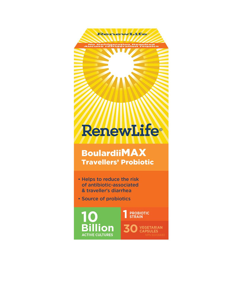 Renew Life BoulardiiMax Traveller&#39;s Probiotic 10 Billion 30vcaps