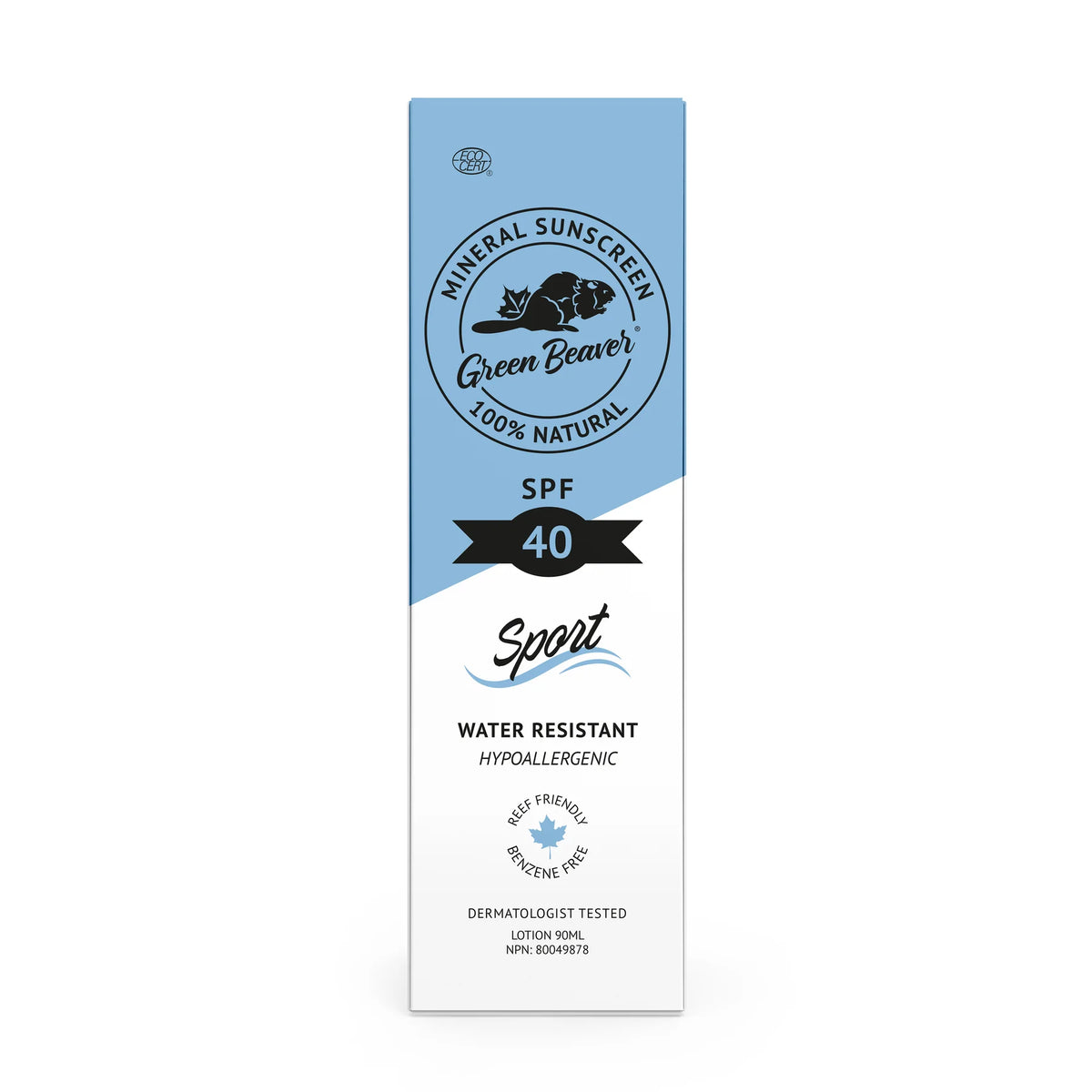 Green Beaver Natural  Mineral Sunscreen SPF 40 90ml Lotion