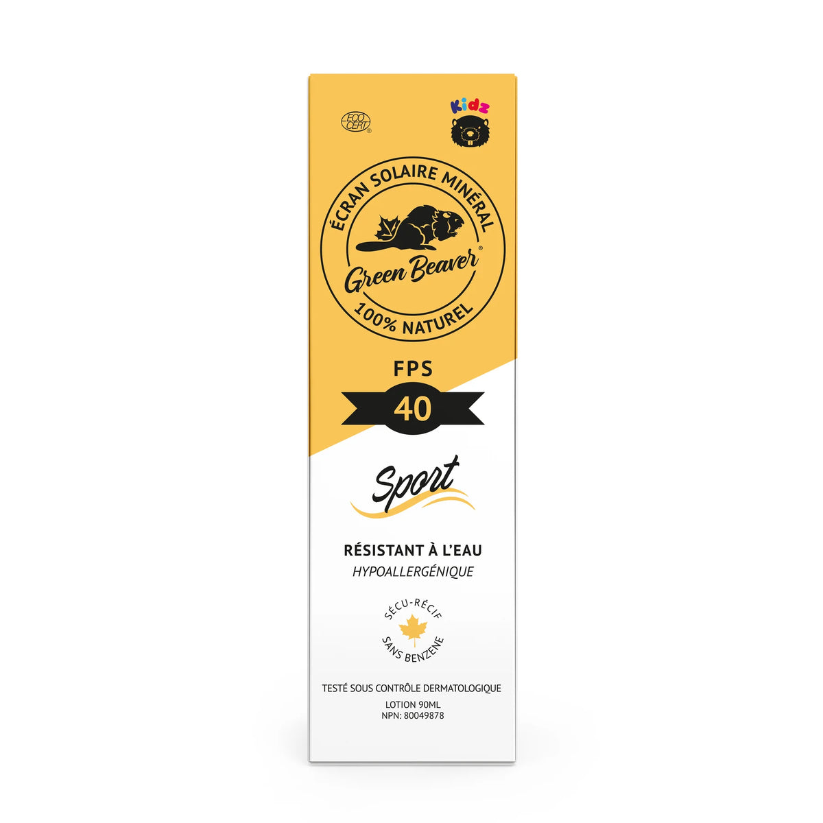 Green Beaver Kids SPF 40 - 90ml