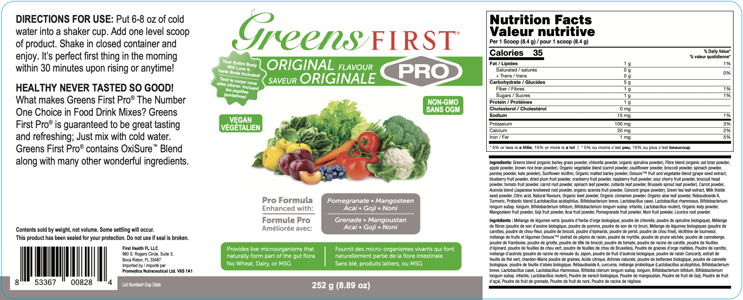 Greens First Pro Original 252g