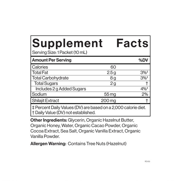 Cymbiotika Shilajit Liquid Complex 26 x 10ml packets