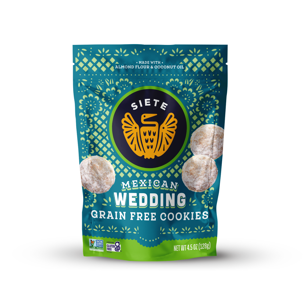 Siete Mexican Wedding Grain Free Cookies 128g