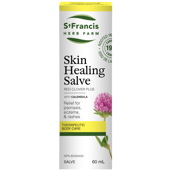 St Francis Skin Healing Salve - Red Clover Plus 60ml