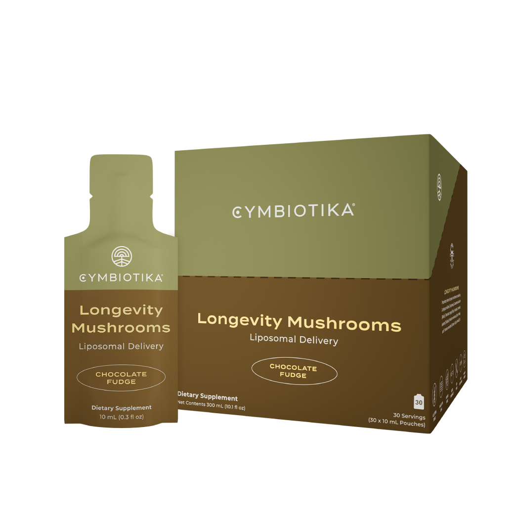 Cymbiotika Longevity Mushrooms Liposomal Chocolate Fudge