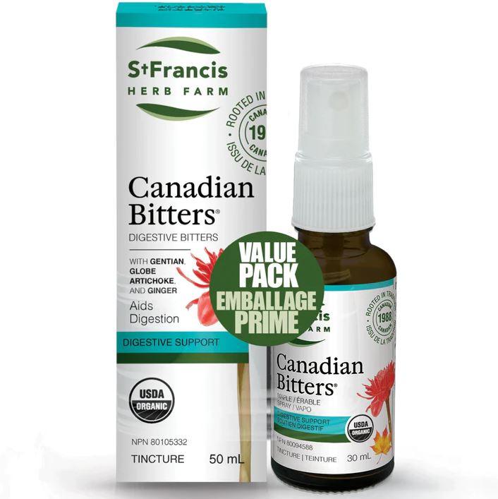 St Francis Canadian Bitters and Maple Spray Pack 50ml/30ml