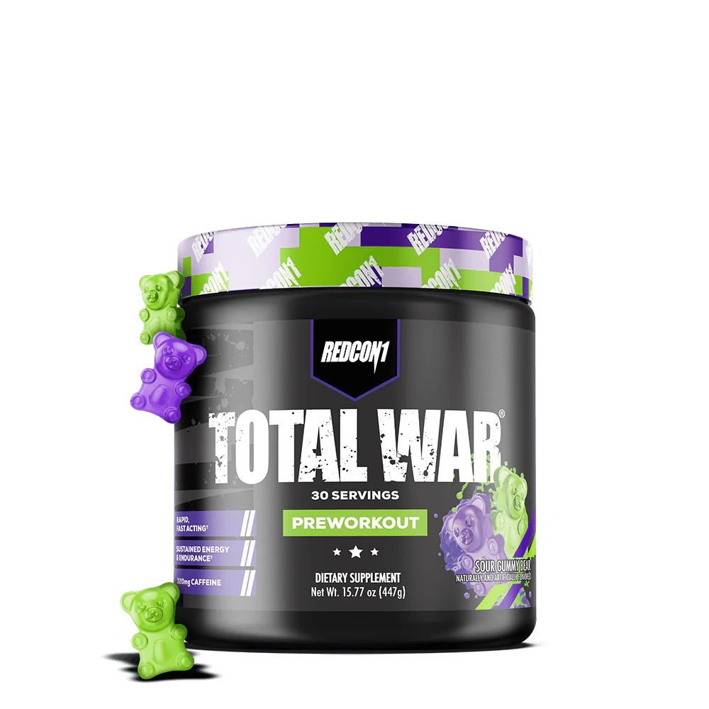 Redcon1 Total War Pre-workout Sour Gummy Bear 441g