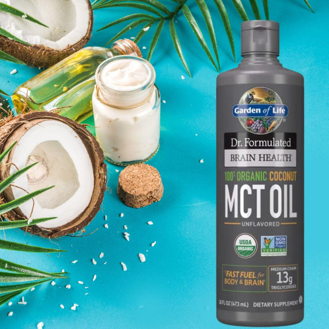 Garden of Life - Organic Coconut MCT Oil - 473ml