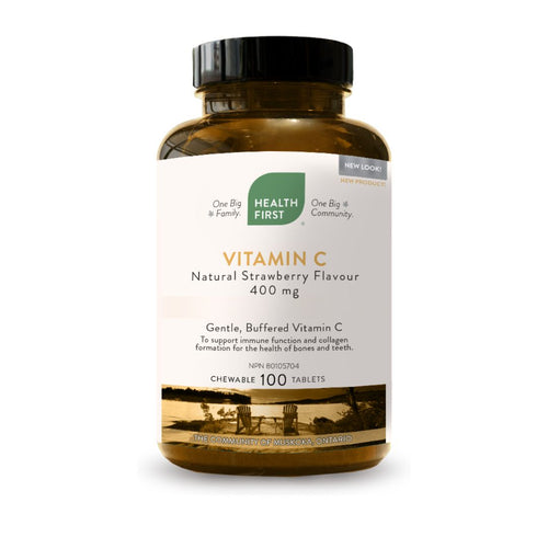 Health First Vitamin C 400mg - Strawberry 100 tablets