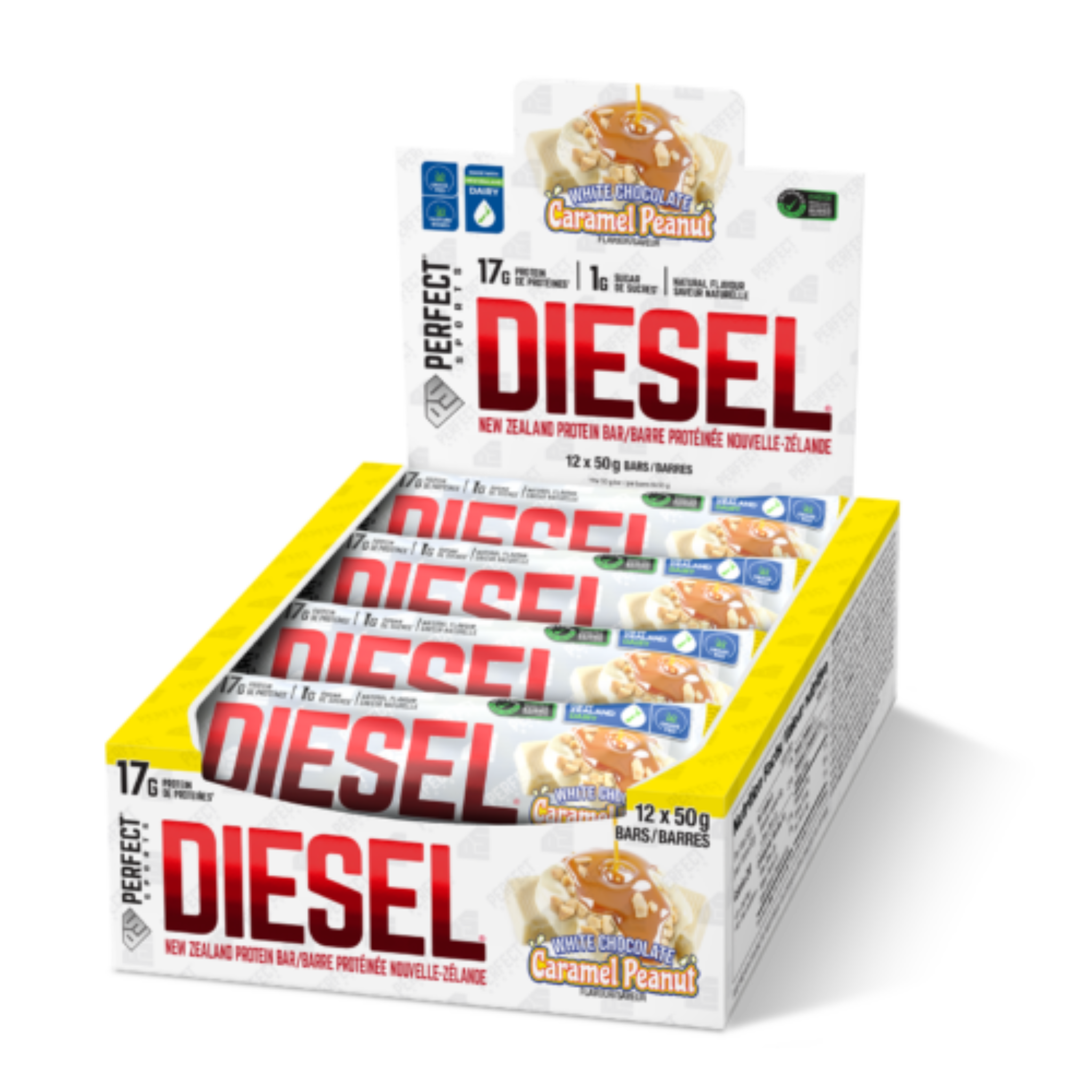 Diesel Protein Bars- Case of 12