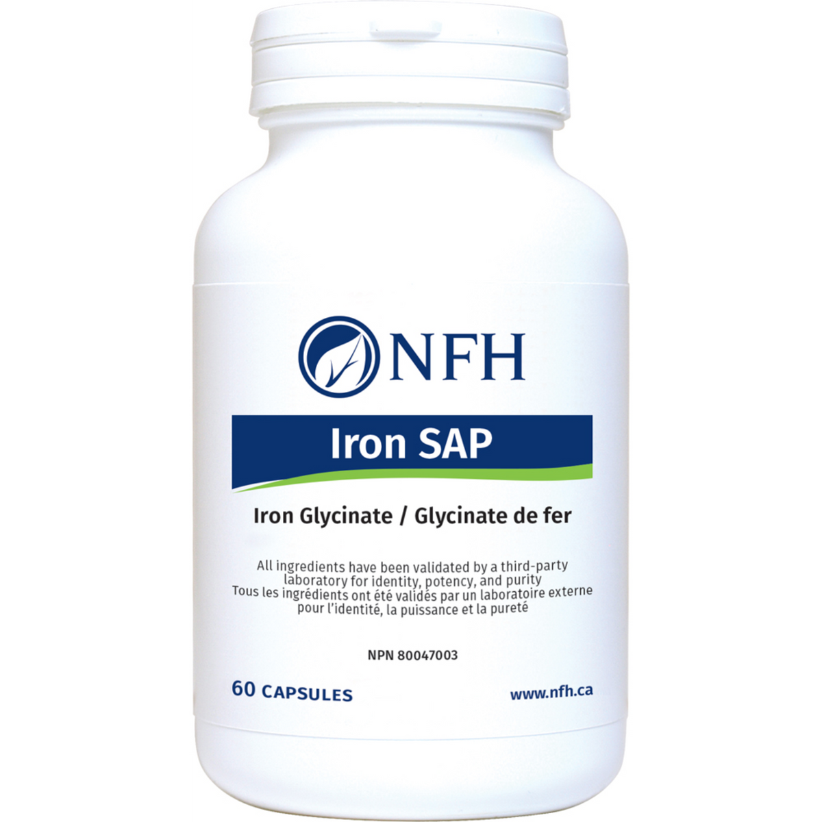 NFH Iron SAP 60 caps