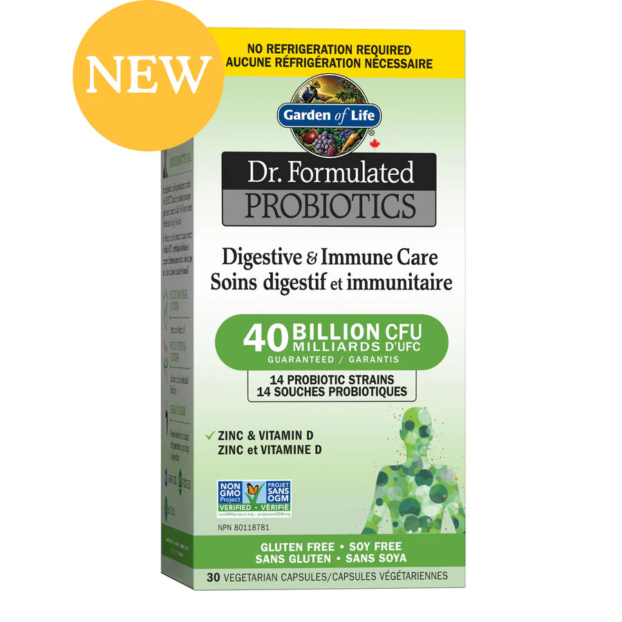 Garden of Life Dr. Formulated Probiotics Digestive & Immune Care 40B - 30 caps