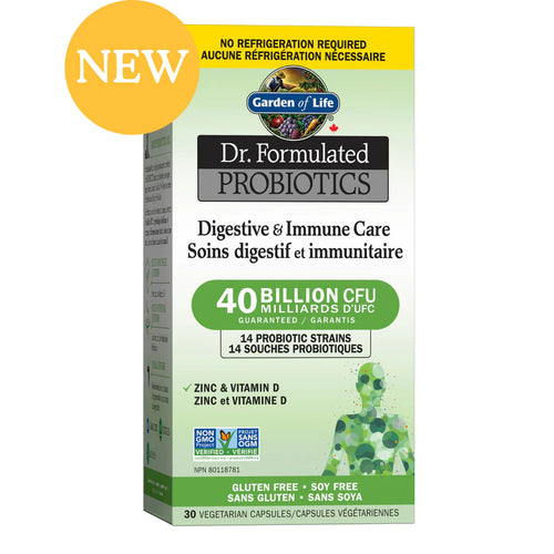 Garden of Life Dr. Formulated Probiotics Digestive & Immune Care 40B - 30 caps