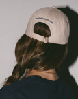 Wellness Market Dad Hat - Khaki + Navy