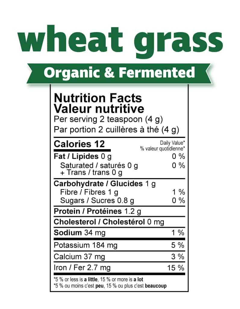 Prairie Naturals Wheat Grass 150g Powder