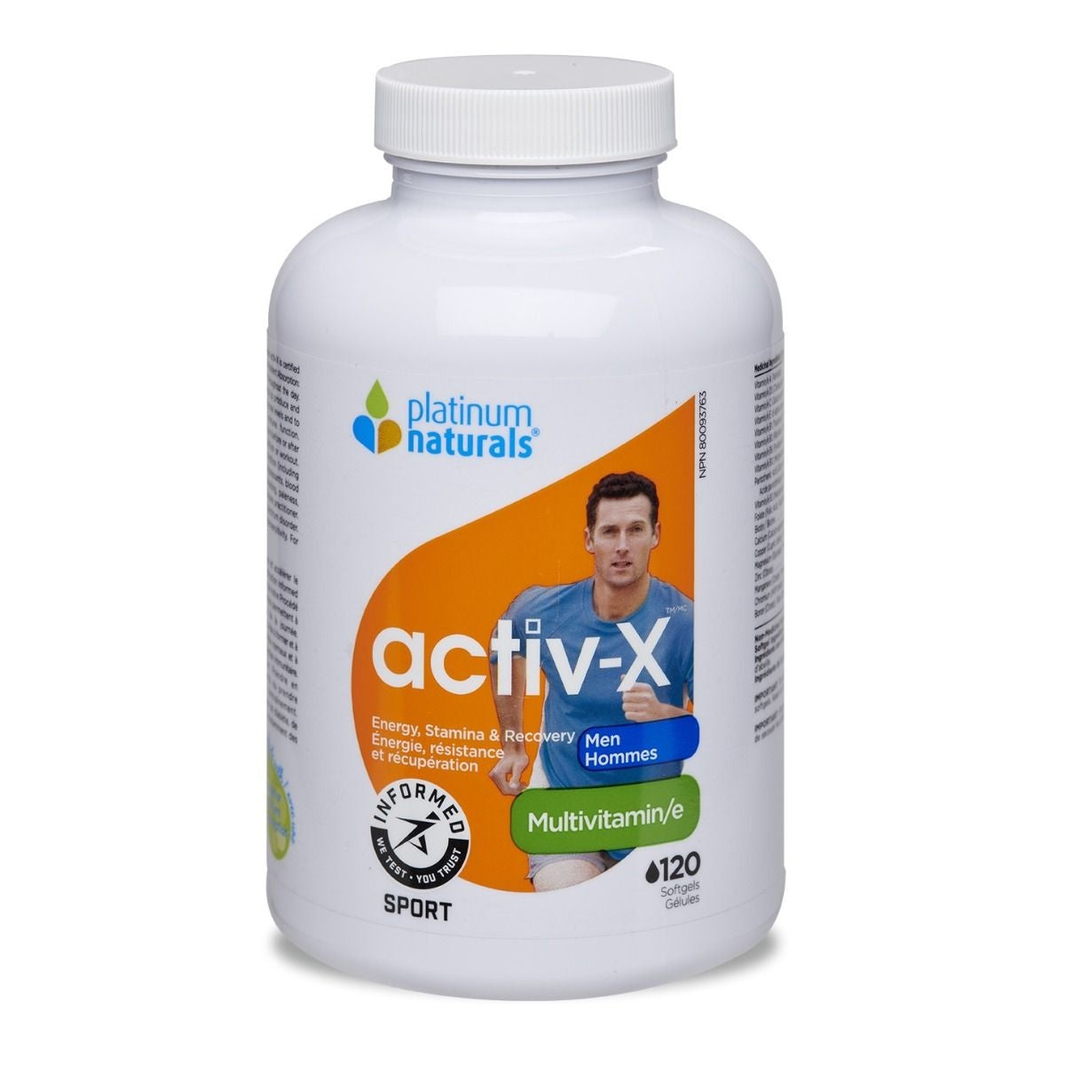 Platinum Naturals Activ-X Men 120cap