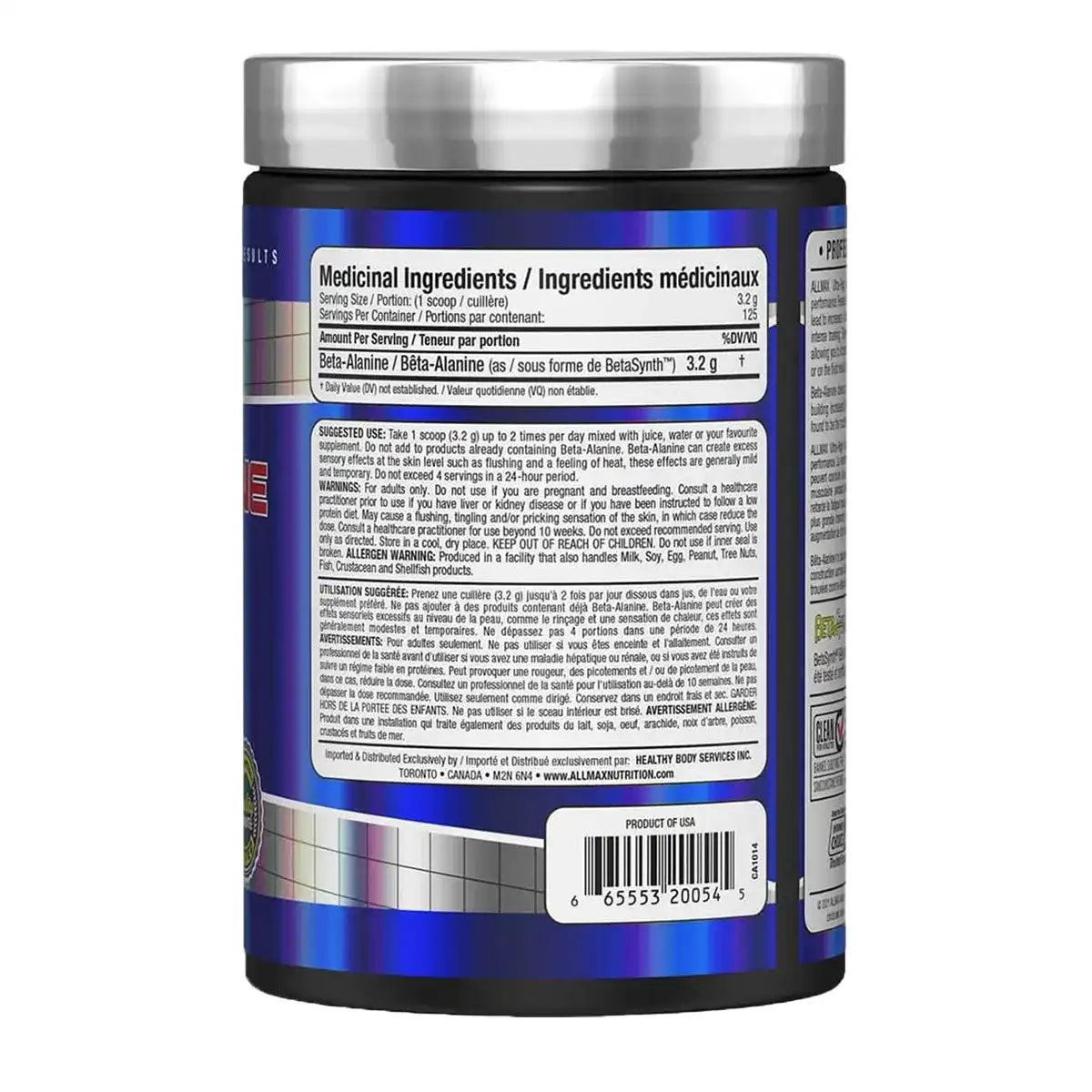 Allmax Beta-Alanine 400g