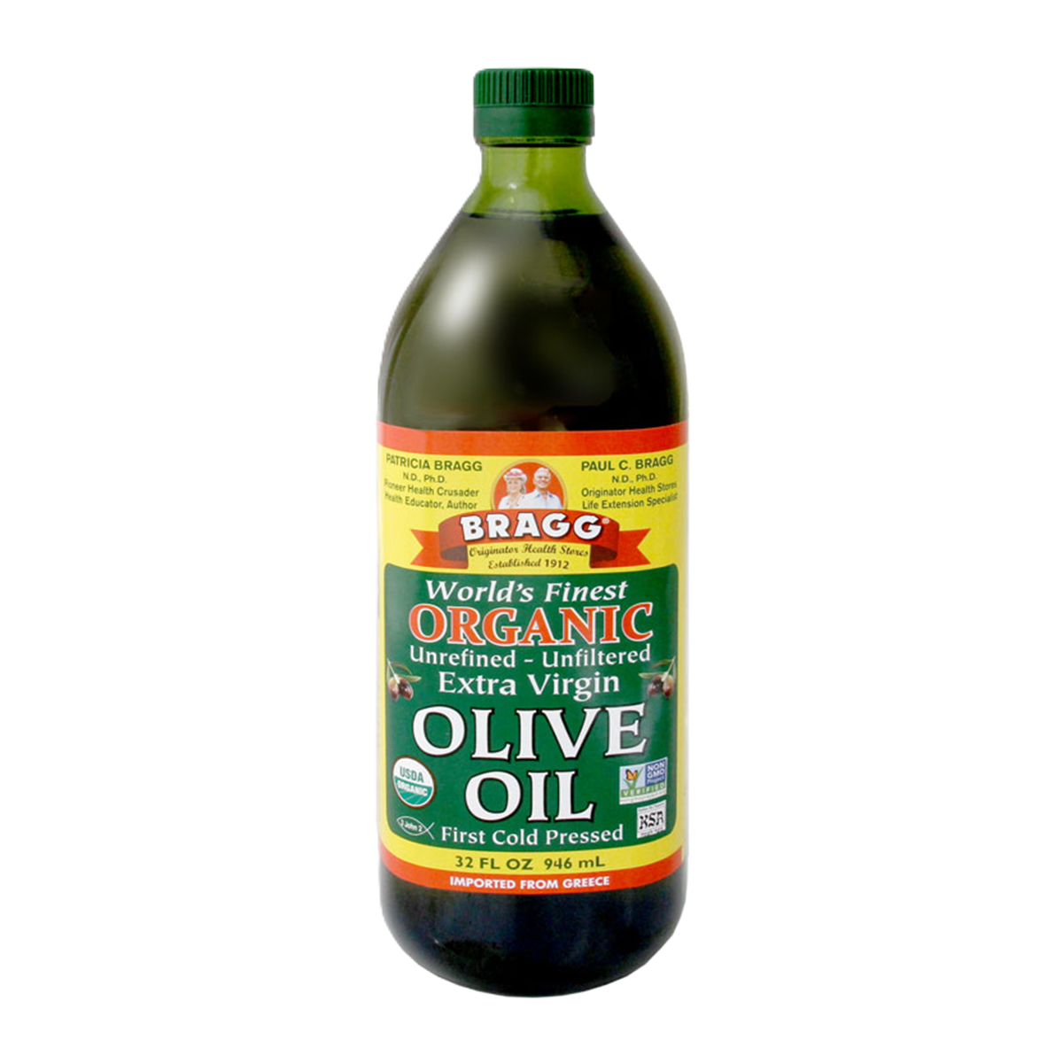 Olive Oil Organic Unrefined Extra-Virgin 946ml