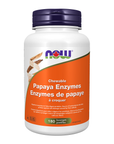 NOW Chewable Papaya Enzymes 180 lozenges
