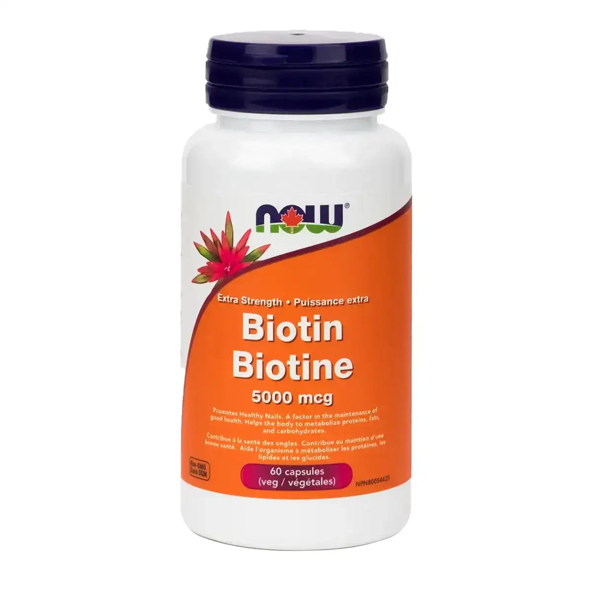 NOW Biotin 5000mcg 60Vcaps