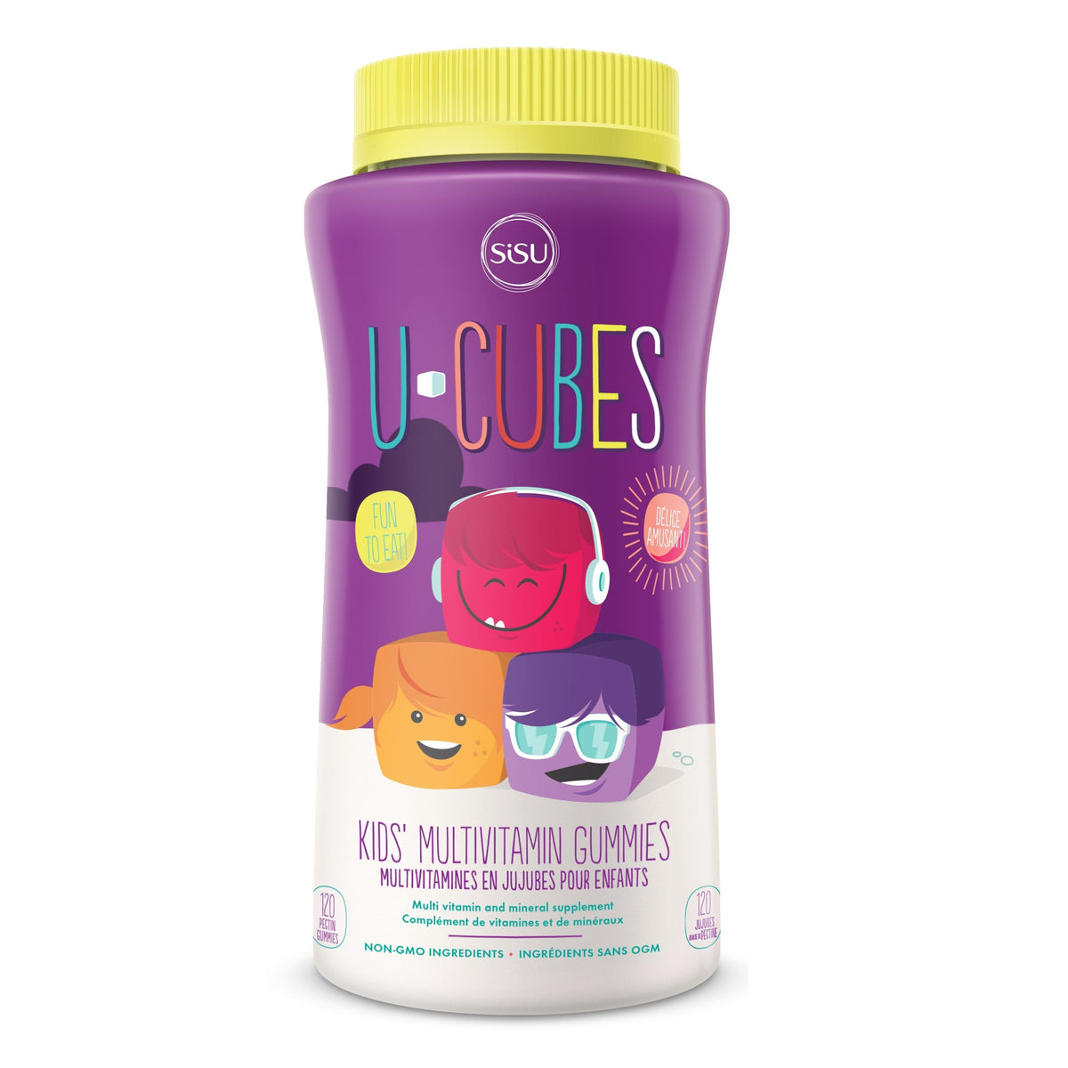 SISU U-Cubes Multivitamin for Kids - 120 gummies