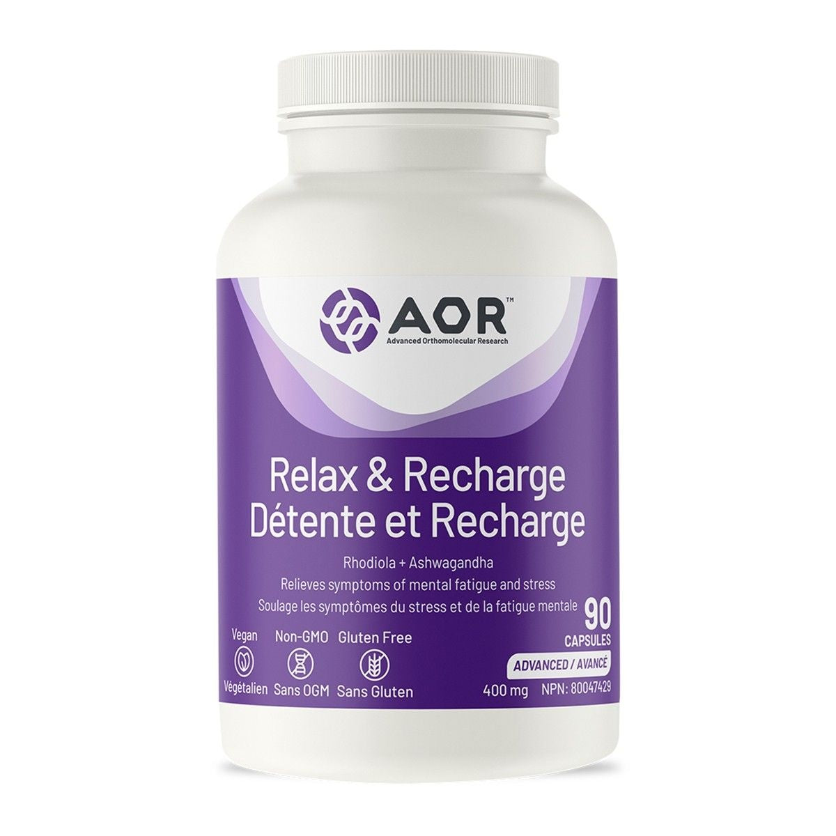 AOR Relax and Recharge 90 caps
