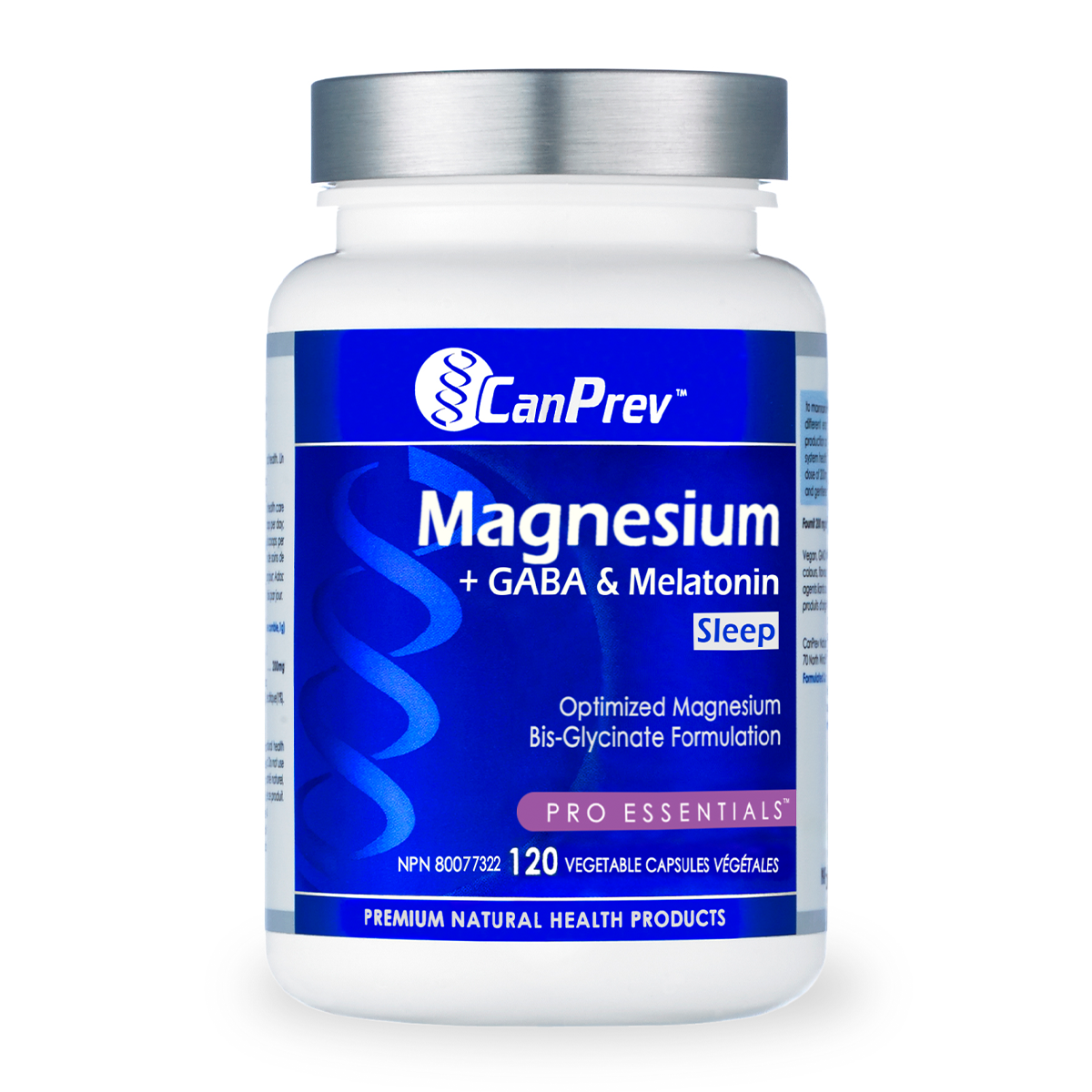 Can Prev Magnesium + GABA &amp; Melatonin for Sleep, 120 v-caps