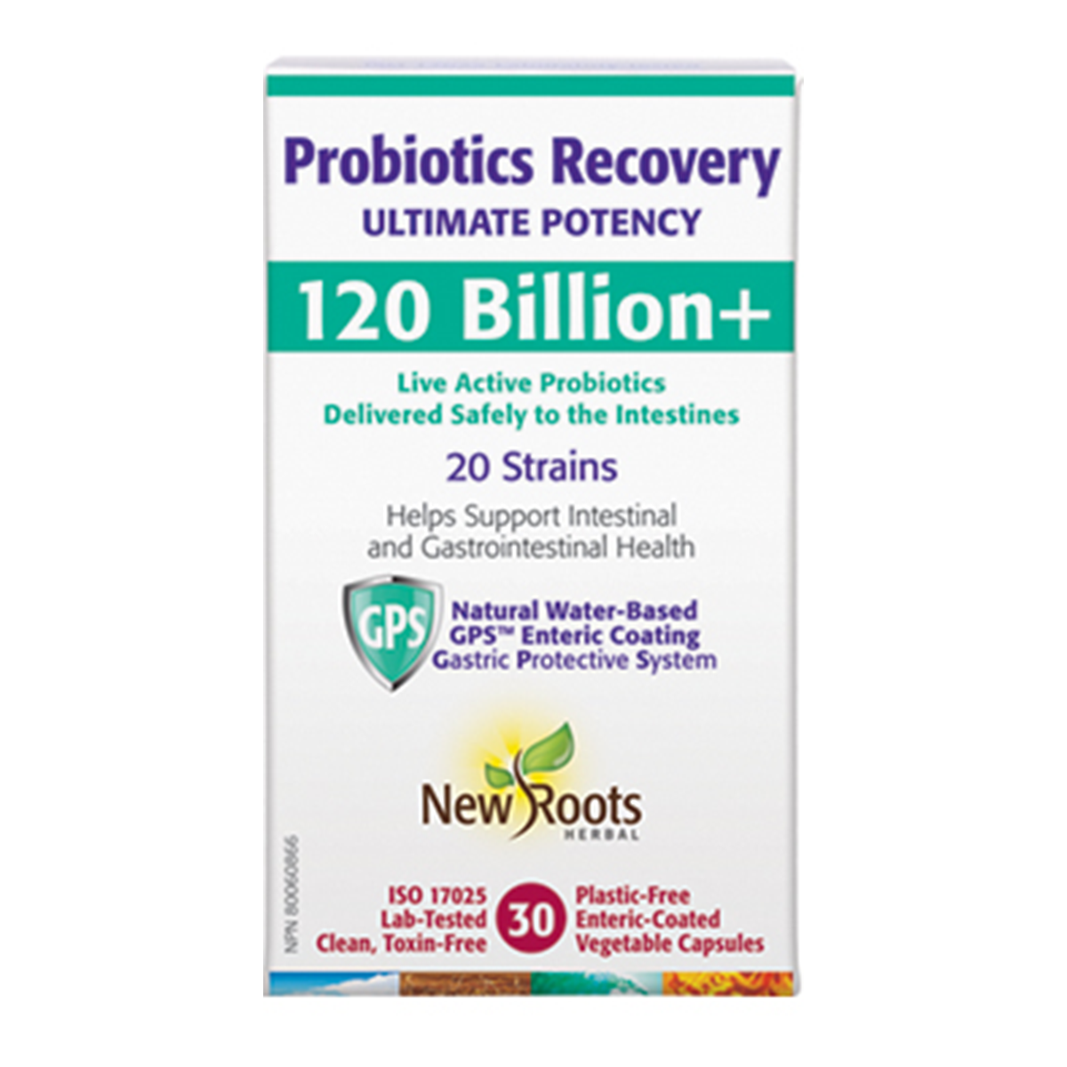 New Roots Probiotics Recovery 120 Billion 30caps