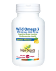 New Roots Wild Omega 3 EPA 660mg DHA Lemon Softgels