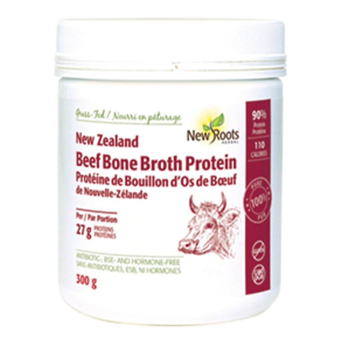 New Roots New Zealand Beef Bone Broth Protein 300g