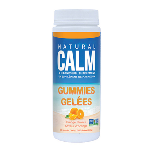 Natural Calm Magnesium Gummies - Orange 120 gummies