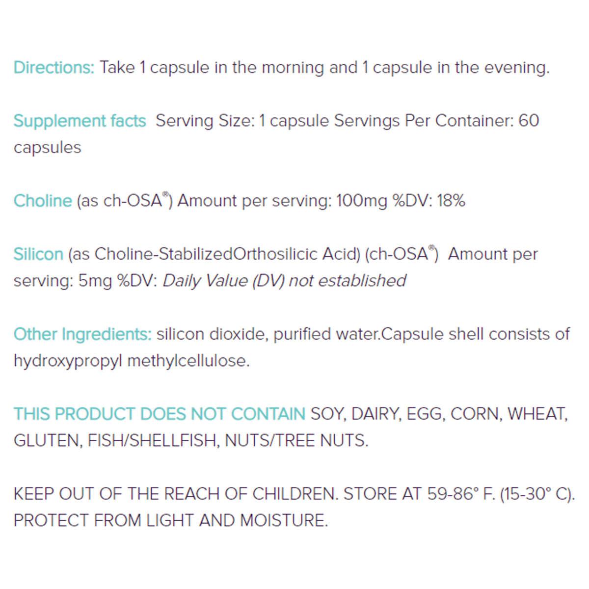 BioSil 5mg 120 mini liquid cap – Wellness Market