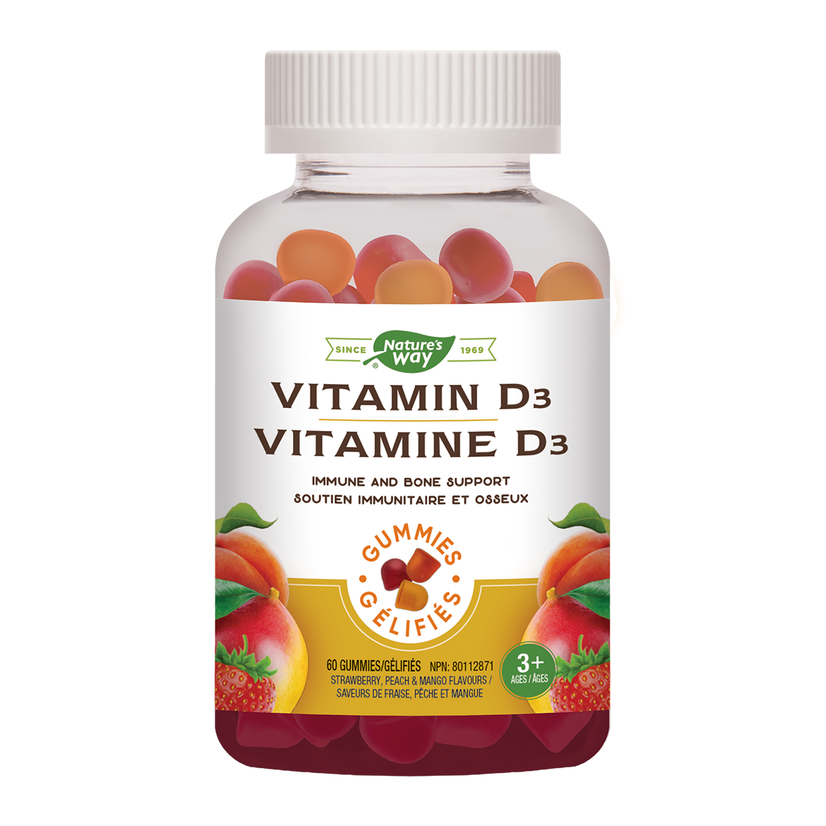 Natures Way Vitamin D3 60 gummies