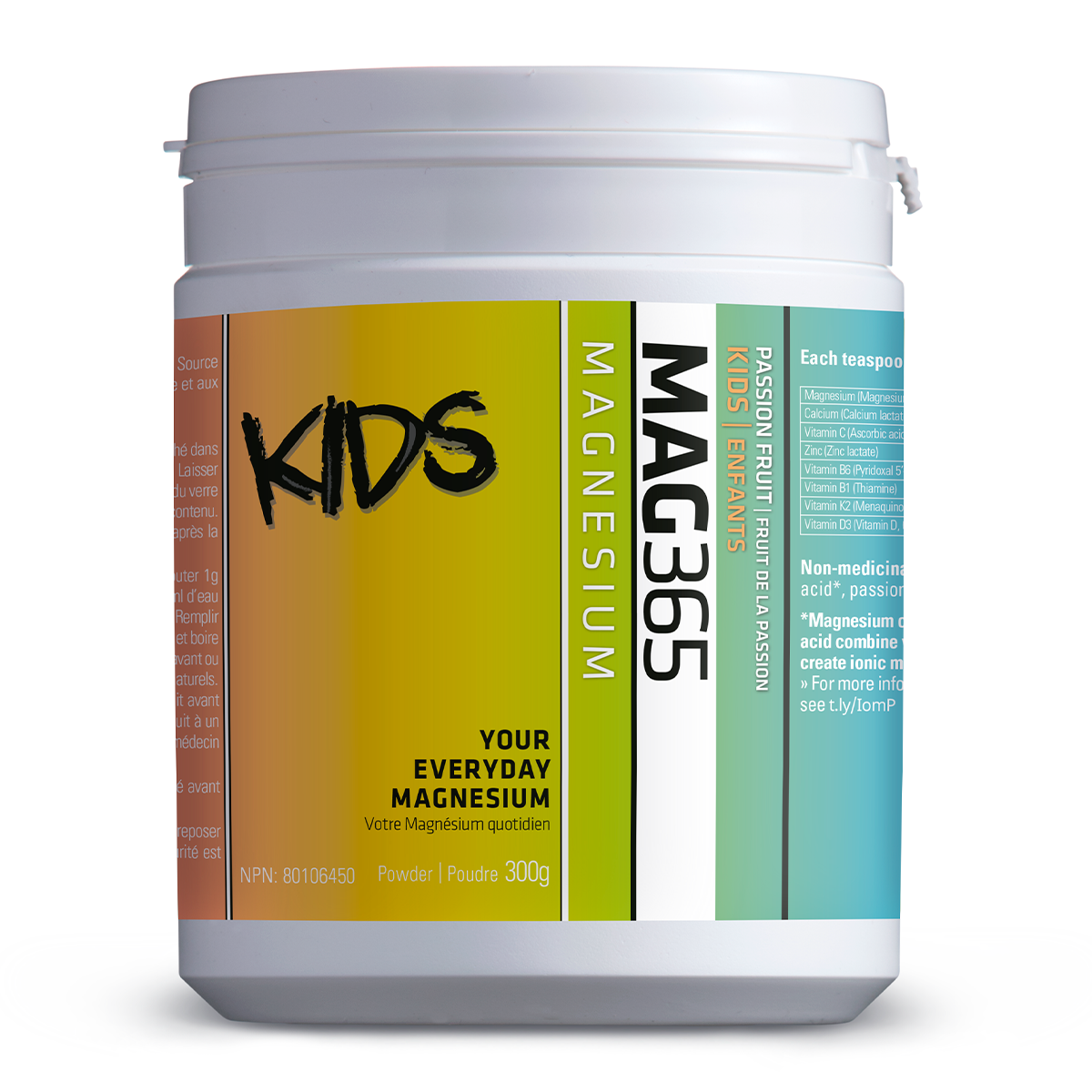 Mag 365 Magnesium Kids Passion Fruit-300g