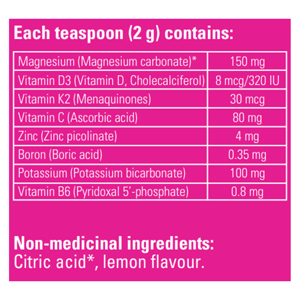 Mag 365 BF Magnesium Exotic Lemon- 330g