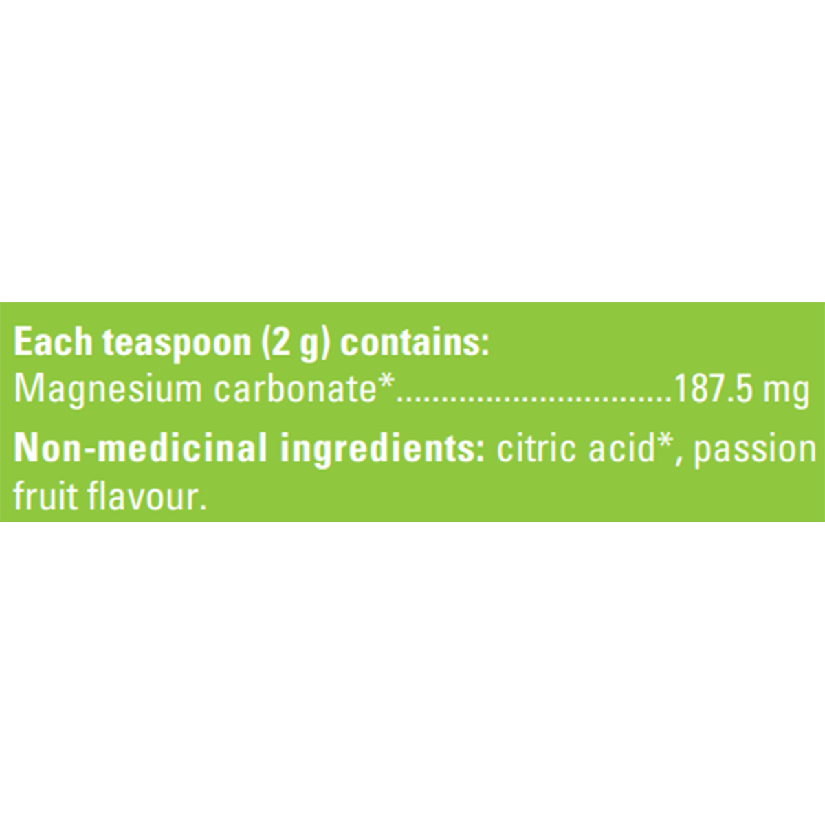 Mag365 Magnesium Powder Passionfruit 150g