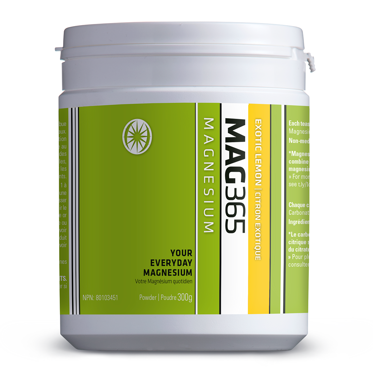 Mag 365 Magnesium Exotic Lemon- 300g