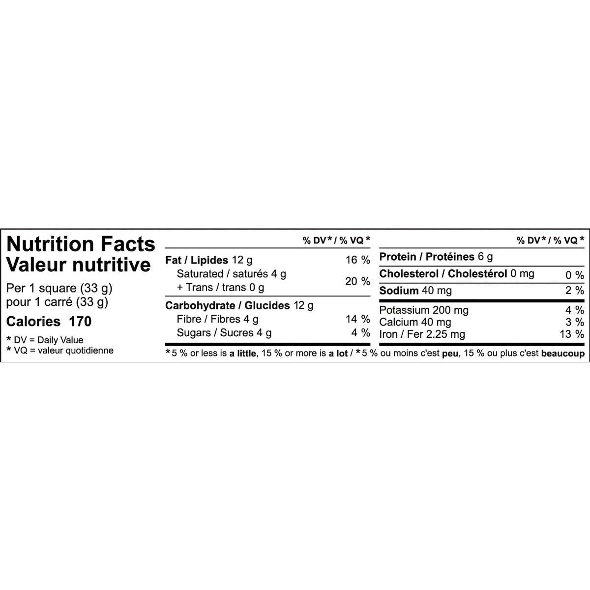 Mid Day Squares Almond Crunch 33g