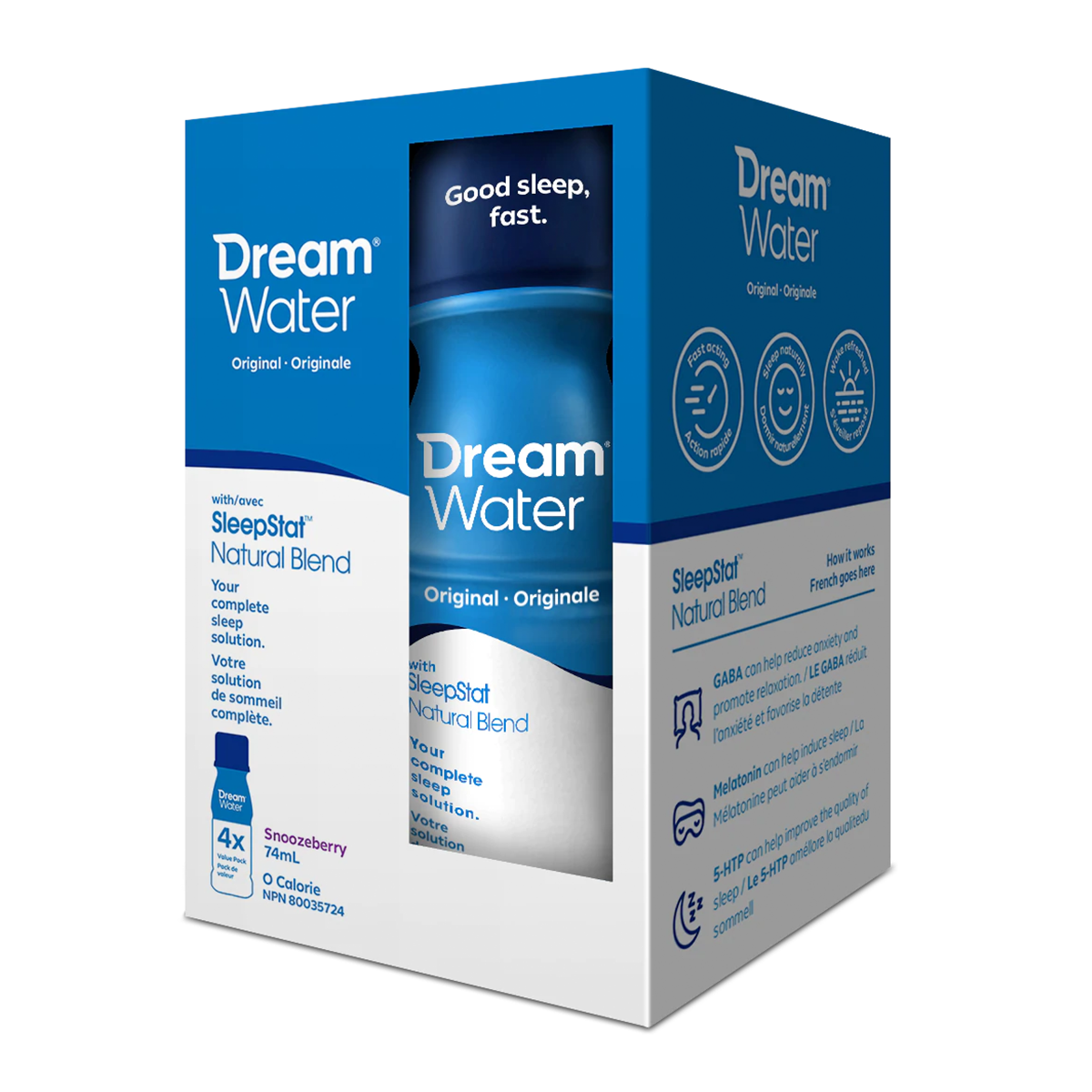 Dream Water with Sleep Stat Blend Snoozeberry 74ml