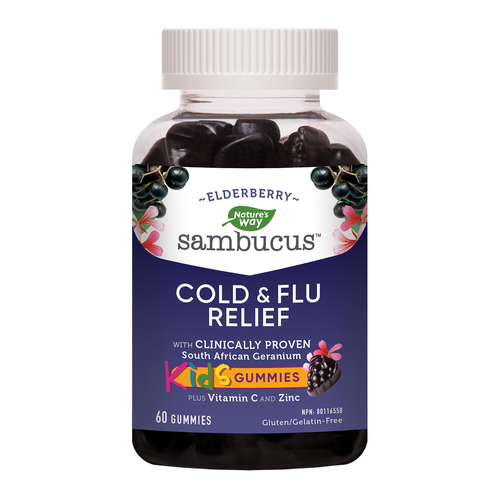 Nature's Way Cold & Flu Relief Kids 60 gummies