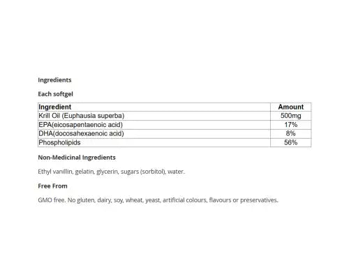 Can Prev Krill Oil 60 caps